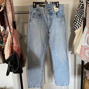 Levi’s Premium Jeans 501 Original Cropped High Rise Straight leg